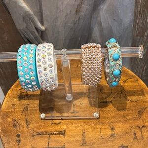 Colorful rhinestone bracelets